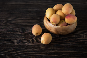 Image showing orange fresh apricots