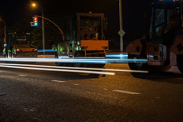 Image showing repairing the road