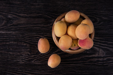 Image showing orange fresh apricots