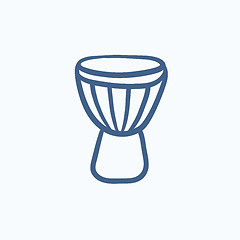 Image showing Timpani sketch icon.