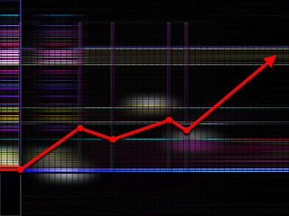 Image showing Chart background, blank