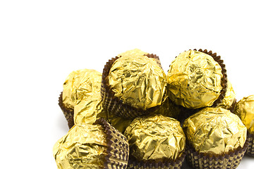 Image showing chocolate balls