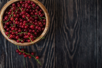 Image showing Fresh red currants