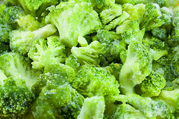 Image showing frozen broccoli