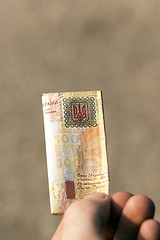 Image showing hundred Ukrainian hryvnia  