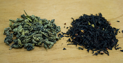 Image showing two kinds of tea