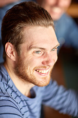 Image showing happy smiling young man face