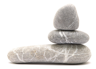 Image showing balancing pebble tower