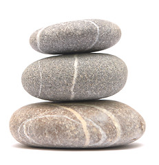 Image showing balancing pebble tower