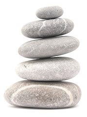 Image showing balancing pebble tower