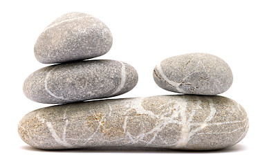 Image showing balancing pebble tower