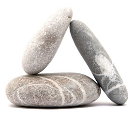 Image showing balancing pebble tower