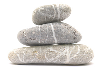 Image showing balancing pebble tower