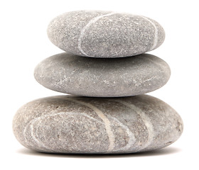 Image showing balancing pebble tower