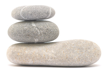 Image showing balancing pebble tower