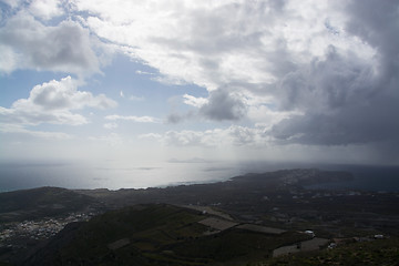 Image showing Landscape at Santorini, Greece