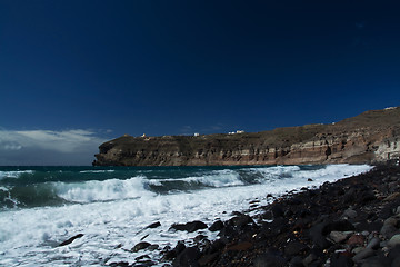 Image showing Landscape at Santorini, Greece