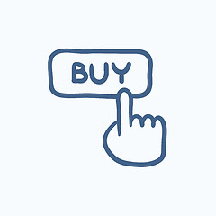 Image showing Buy button sketch icon.