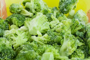 Image showing frozen broccoli