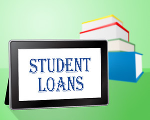 Image showing Student Loans Represents Www Lends And Students