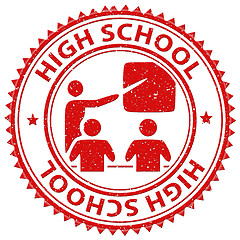 Image showing High School Indicates Eleventh Grade And Learning