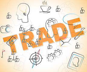 Image showing Business Trade Represents Commerce Importing And Company