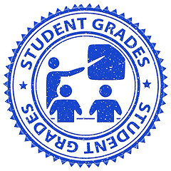 Image showing Student Grades Indicates Result School And Educate