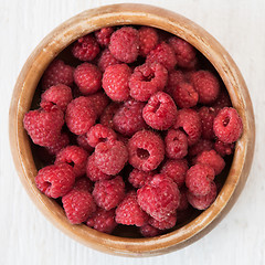 Image showing Fresh ripe raspberry