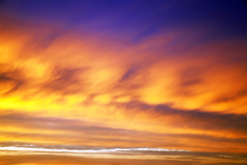 Image showing sky during sunrise 