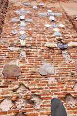 Image showing Wall of ancient church  