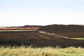 Image showing extraction of peat  