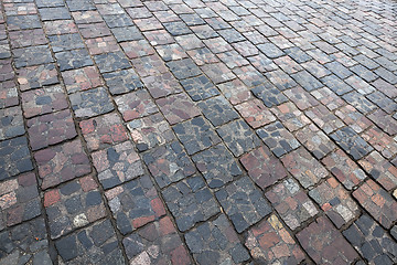 Image showing paving tiles, close-up  