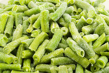 Image showing frosen green beans