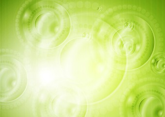 Image showing Green shiny tech background