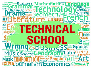 Image showing Technical School Indicates Specialist Education And Learning