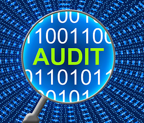 Image showing Computer Audit Means Pc Validation And Finance