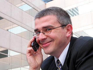 Image showing Businessman smile