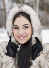 Image showing winter portrait