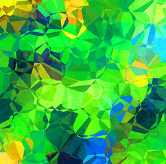 Image showing Abstract polygon pattern