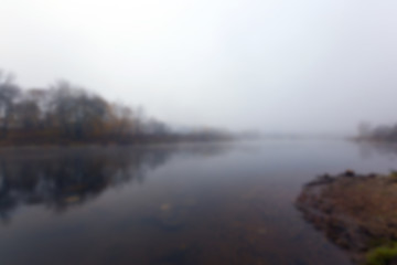 Image showing morning on the river  