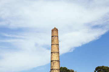 Image showing old brick pipe  