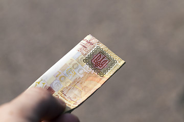 Image showing hundred Ukrainian hryvnia 