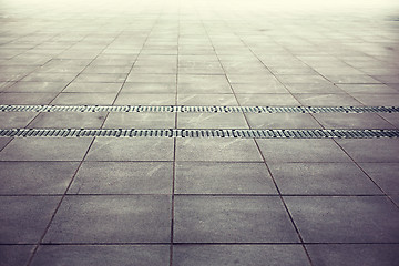 Image showing tiled floor backdrop