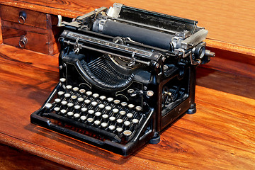 Image showing Vintage typewriter