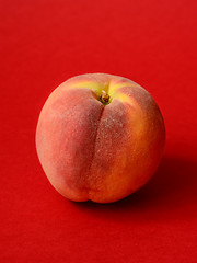 Image showing One ripe peach