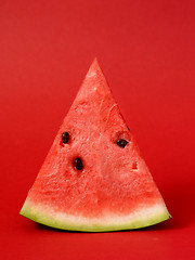 Image showing Sliced ripe watermelon