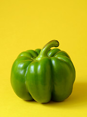 Image showing Green bell pepper