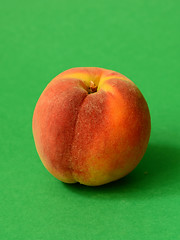 Image showing One ripe peach