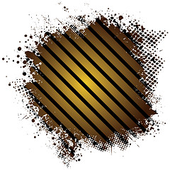 Image showing golden splat stripe