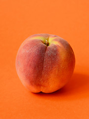 Image showing One ripe peach